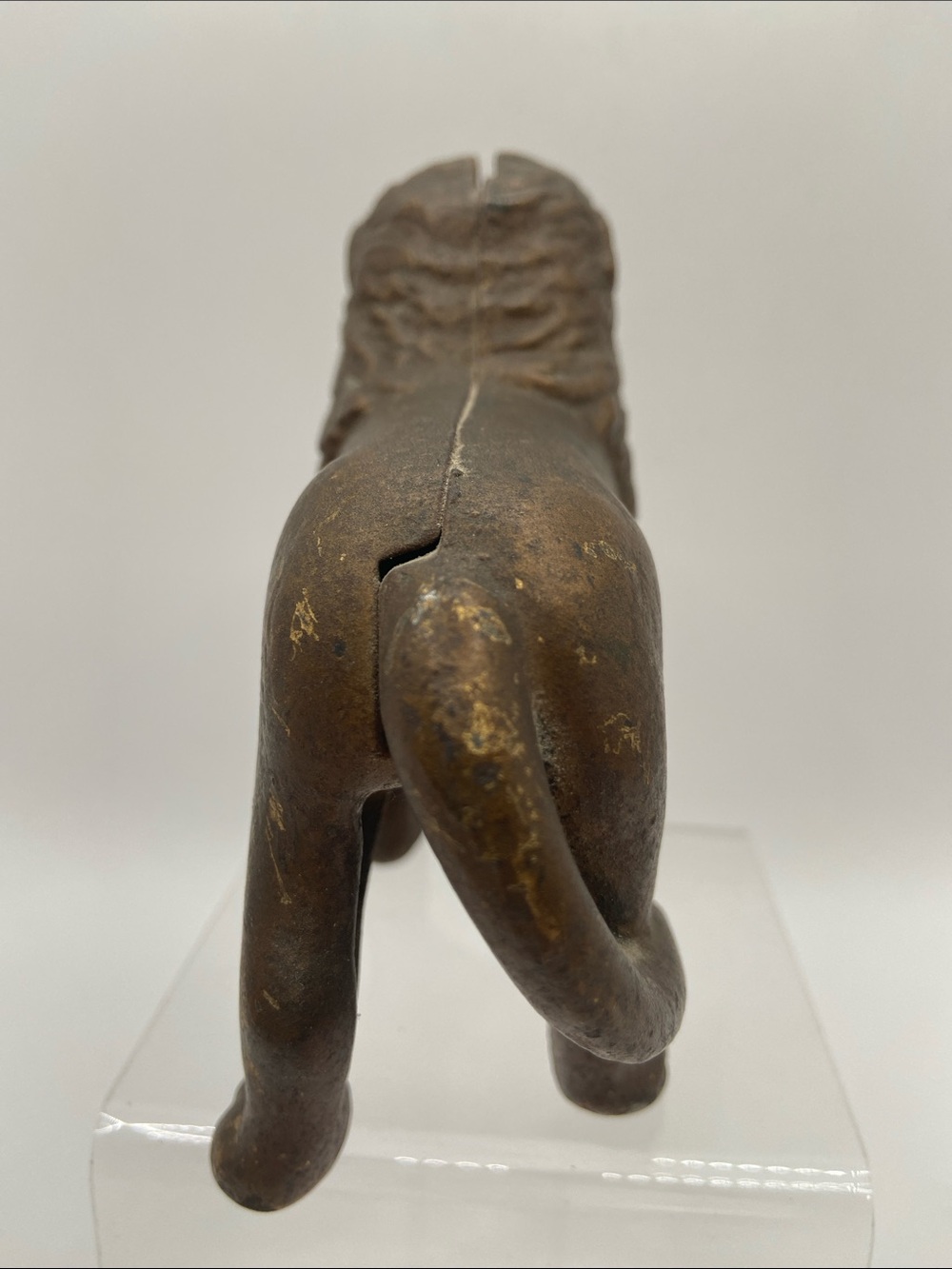 Rare Vintage Cast Iron Lion Bank Figurine Collectible 1920s-1930s AC Williams - Picture 4 of 9